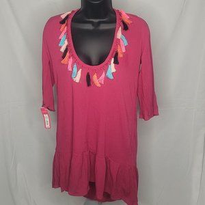 Pink Swim Suit Cover Up